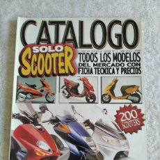 Coches y Motocicletas: SOLO SCOOTER. Nº 1. AÑO 1998. APRILIA SONIC 50. GILERA GAMA 98. HONDA SXR 50. PEUGEOT GAMA 98.. LEER. Lote 364419816
