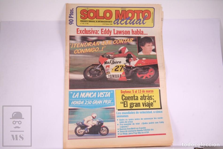 Automobili e Motociclette: Peri&oacute;dico Semanal de informaci&oacute;n - Solo Moto Actual N&ordm; 418 - A&ntilde;o 1984
