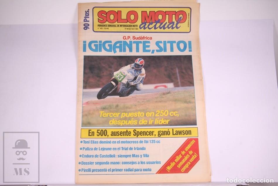 Automobili e Motociclette: Peri&oacute;dico Semanal de informaci&oacute;n - Solo Moto Actual N&ordm; 423 - A&ntilde;o 1984