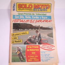 Coches y Motocicletas: PERIÓDICO SEMANAL DE INFORMACIÓN - SOLO MOTO ACTUAL Nº 428 - AÑO 1984. Lote 364636061