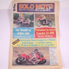 Coches y Motocicletas: PERIÓDICO SEMANAL DE INFORMACIÓN - SOLO MOTO ACTUAL Nº 435 - AÑO 1984. Lote 364655266