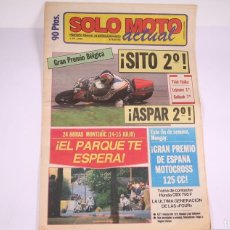 Coches y Motocicletas: PERIÓDICO SEMANAL DE INFORMACIÓN - SOLO MOTO ACTUAL Nº 437 - AÑO 1984. Lote 364657811