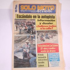 Coches y Motocicletas: PERIÓDICO SEMANAL DE INFORMACIÓN - SOLO MOTO ACTUAL Nº 440 - AÑO 1984. Lote 364659051