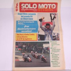Coches y Motocicletas: PERIÓDICO SEMANAL DE INFORMACIÓN - SOLO MOTO ACTUAL Nº 441 - AÑO 1984. Lote 364659301