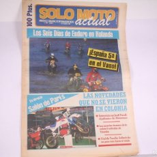 Coches y Motocicletas: PERIÓDICO SEMANAL DE INFORMACIÓN - SOLO MOTO ACTUAL Nº 450 - AÑO 1984. Lote 364660736