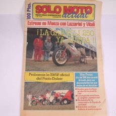 Coches y Motocicletas: PERIÓDICO SEMANAL DE INFORMACIÓN - SOLO MOTO ACTUAL Nº 456 - AÑO 1984. Lote 364683716