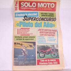 Coches y Motocicletas: PERIÓDICO SEMANAL DE INFORMACIÓN - SOLO MOTO ACTUAL Nº 459 - AÑO 1984. Lote 364684006