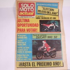 Coches y Motocicletas: PERIÓDICO SEMANAL DE INFORMACIÓN - SOLO MOTO ACTUAL Nº 411 - AÑO 1983. Lote 364685961