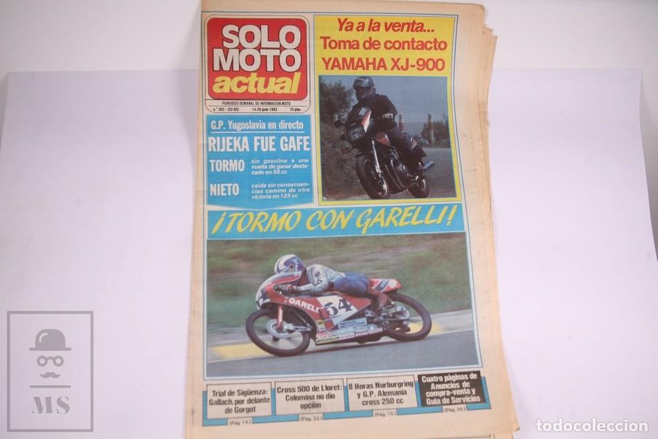 Cars and Motorcycles: Peri&oacute;dico Semanal de informaci&oacute;n - Solo Moto Actual N&ordm; 383 - A&ntilde;o 1983