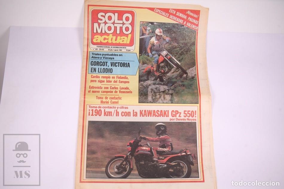 Cars and Motorcycles: Peri&oacute;dico Semanal de informaci&oacute;n - Solo Moto Actual N&ordm; 389 - A&ntilde;o 1983