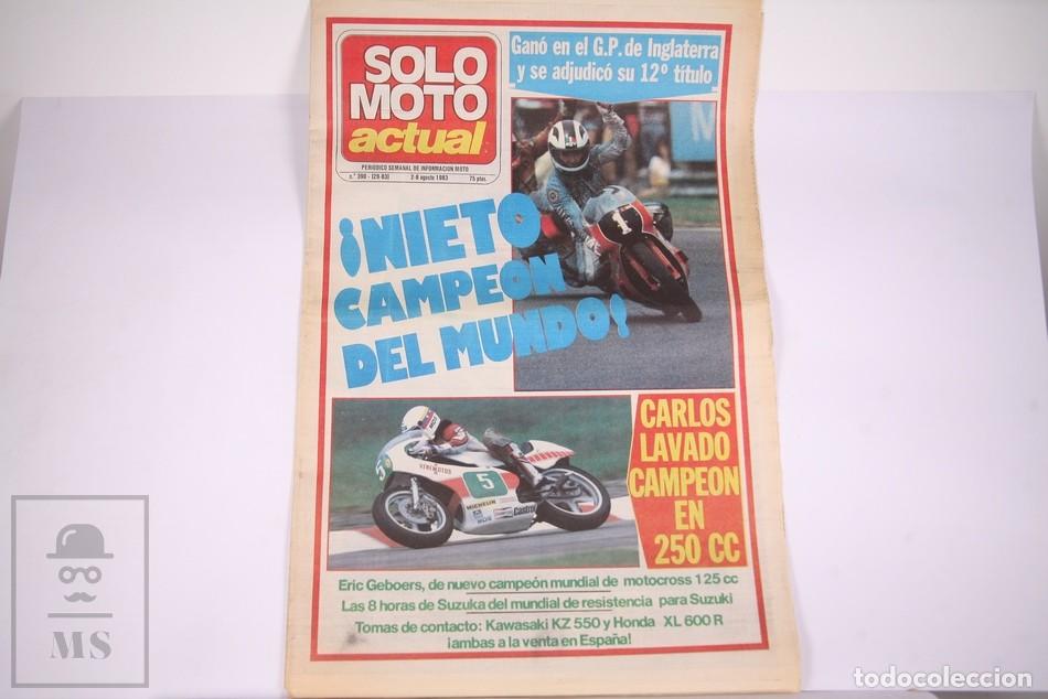 Cars and Motorcycles: Peri&oacute;dico Semanal de informaci&oacute;n - Solo Moto Actual N&ordm; 390 - A&ntilde;o 1983