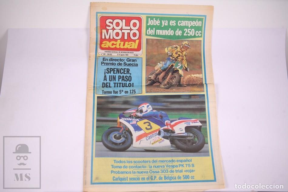 Cars and Motorcycles: Peri&oacute;dico Semanal de informaci&oacute;n - Solo Moto Actual N&ordm; 391 - A&ntilde;o 1983