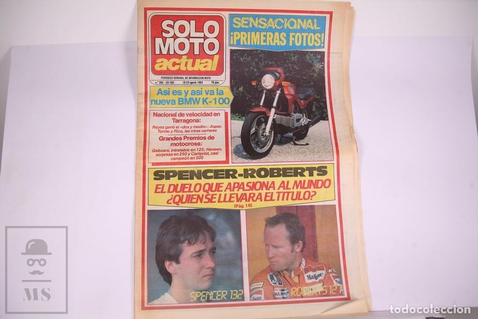 Cars and Motorcycles: Peri&oacute;dico Semanal de informaci&oacute;n - Solo Moto Actual N&ordm; 392 - A&ntilde;o 1983