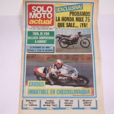 Coches y Motocicletas: PERIÓDICO SEMANAL DE INFORMACIÓN - SOLO MOTO ACTUAL Nº 394 - AÑO 1983. Lote 364721426