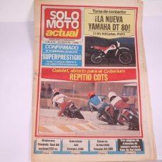 Coches y Motocicletas: PERIÓDICO SEMANAL DE INFORMACIÓN - SOLO MOTO ACTUAL Nº 402 - AÑO 1983. Lote 364722736
