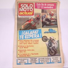Coches y Motocicletas: PERIÓDICO SEMANAL DE INFORMACIÓN - SOLO MOTO ACTUAL Nº 404 - AÑO 1983. Lote 364723061