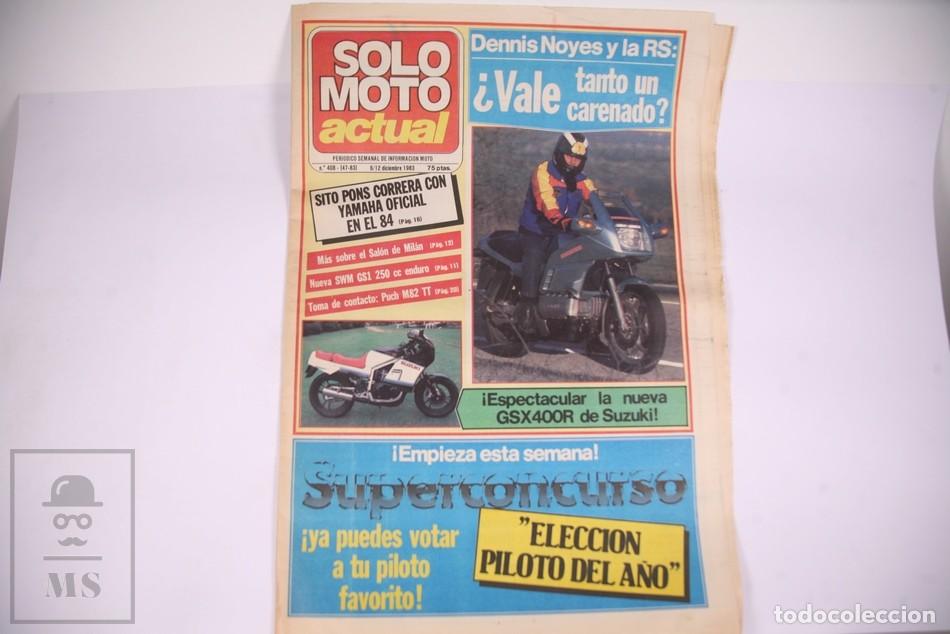 Cars and Motorcycles: Peri&oacute;dico Semanal de informaci&oacute;n - Solo Moto Actual N&ordm; 408 - A&ntilde;o 1983