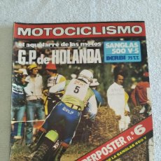Coches y Motocicletas: MOTOCICLISMO. Nº 616. AÑO 1979. GRAN PREMIO DE HOLANDA. PRUEBA: SANGLAS 500 V-5. TROFEO FERIA.. LEER. Lote 365274476