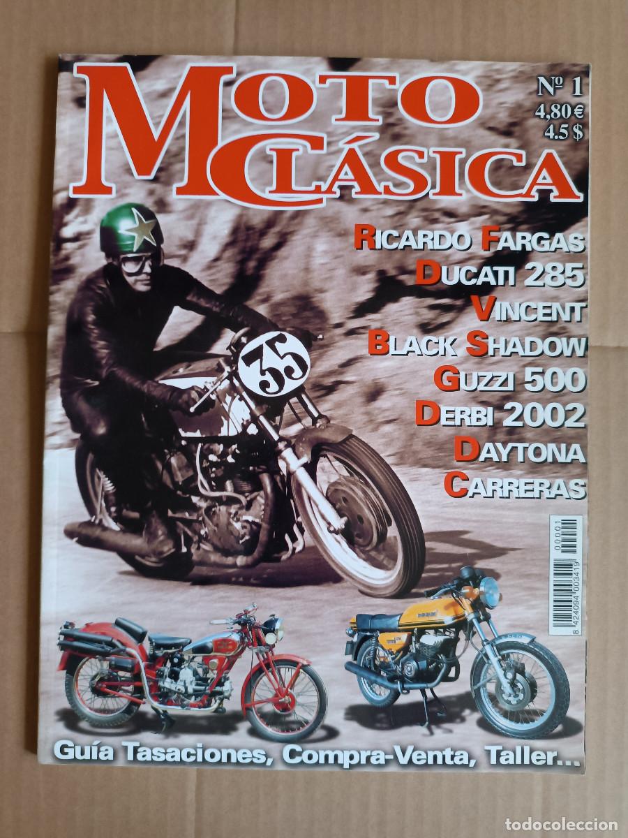 Coches y Motocicletas: REVISTA MOTO CL&Aacute;SICA N&ordm; 1 A&Ntilde;O 2022. MOTO GUZZI 500. VINCENT BLACK SHADOW. JAWA 250 SIX DAY.