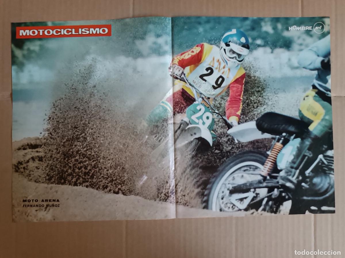 Cars and Motorcycles: POSTER REVISTA MOTOCICLISMO. FERNANDO MU&Ntilde;OZ. MOTO ARENA.