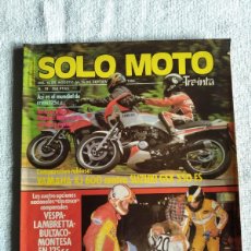 Coches y Motocicletas: SOLO MOTO TREINTA. Nº 19. AÑO 1984. YAMAHA XJ600. SUZUKI GSX 550ES. ENTREVISTA DENNIS NOYES.... LEER. Lote 366411166