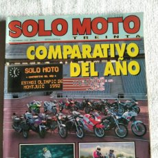 Coches y Motocicletas: SOLO MOTO TREINTA. Nº 108. AÑO 1992. COMPARATIVO SCOOTERS PEUGEOT. NOVEDADES YAMAHA. SUZUKI A.. LEER. Lote 366424501
