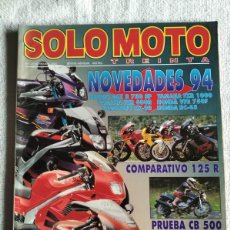 Coches y Motocicletas: SOLO MOTO TREINTA. Nº 129. AÑO 1993. SUZUKI GSX-R 750 SP. HONDA VFR 750F. KAWASAKI ZX-9R. PRU.. LEER. Lote 366427671