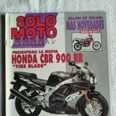 Coches y Motocicletas: SOLO MOTO ACTUAL. Nº 810. AÑO 1991. HONDA CBR 900 RR. GILERA DE GP. CIRCUITO ANDALUZ DE VELOC.. LEER. Lote 366589546