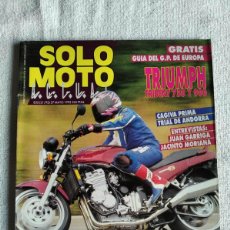Coches y Motocicletas: SOLO MOTO ACTUAL. Nº 835. AÑO 1992. TRIUMPH TRIDENT 750. GRAN PREMIO DE ITALIA. KAWASAKI ESTR.. LEER. Lote 366591066