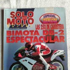 Coches y Motocicletas: SOLO MOTO ACTUAL. Nº 853. AÑO 1992. BIMOTA DB-2. ENTREVISTA A FREDDIE SPENCER. INDOOR DE SEVI.. LEER. Lote 366591811