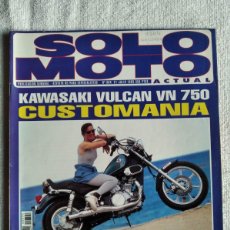 Coches y Motocicletas: SOLO MOTO ACTUAL. Nº 894. AÑO 1993. KAWASAKI VULCAN VN750. GRAN PREMIO SAN MARINO. TRIAL DE A.. LEER. Lote 366592871