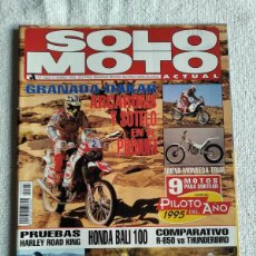 Coches y Motocicletas: SOLO MOTO ACTUAL. Nº 1023. AÑO 1996. PRUEBA: HARLEY ROAD KING. HONDA BALI 100. GRANADA-DAKAR... LEER. Lote 366596761