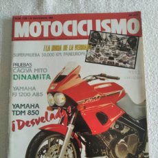 Coches y Motocicletas: MOTOCICLISMO. Nº 1188. AÑO 1990. PRUEBA: CAGIVA MITO DINAMITA. YAMAHA TDM 850. DUCATI 900 SS... LEER. Lote 366686351