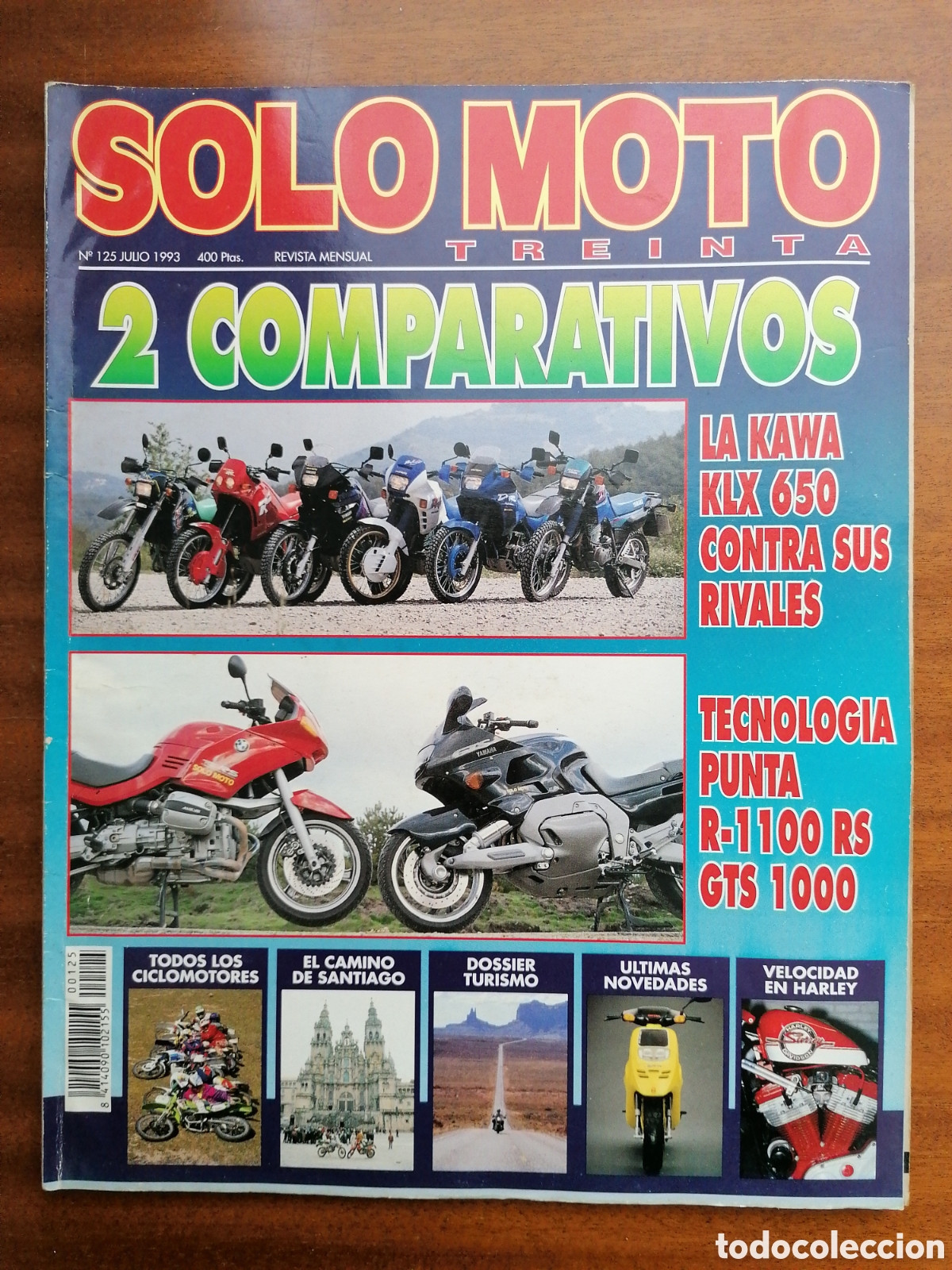 Coches y Motocicletas: SOLO MOTO 30 N.&ordm; 125 1996 EUGENIO, GILERA RC 600 COBRA, HONDA NX 650, KAWASAKI KLX 650