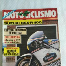 Coches y Motocicletas: MOTOCICLISMO. Nº 934. AÑO 1986. PRUEBA: SUZUKI GSX 1100R. HONDA NS 500. PARÍS-DAKAR. RESUMEN... LEER
