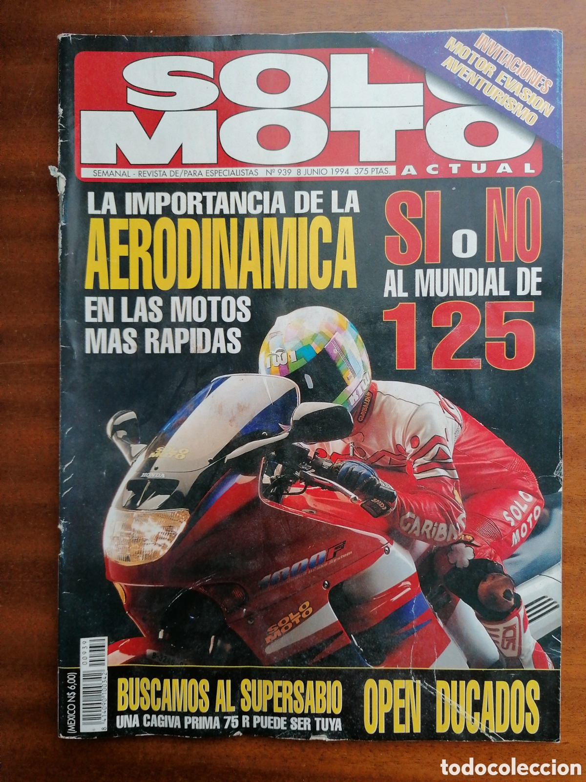 Voitures et Motocyclettes: SOLO MOTO ACTUAL 939 1994 CAGIVA ELEFANT, APRIMOTO MARTIN CLERCH, APRILIA SR 50 REPLICA VIPER