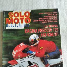 Coches y Motocicletas: SOLO MOTO ACTUAL. Nº 729. AÑO 1990. CAGIVA FRECCIA 125. HUSQVARNA 510 TE. JET SKI INDOOR. COP.. LEER