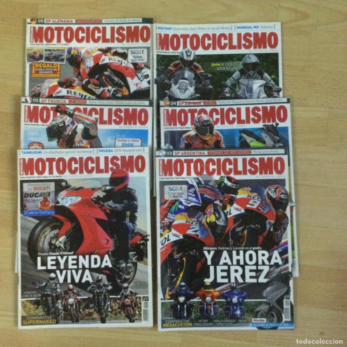 Voitures et Motocyclettes: Revistas Motociclismo. Lote de 6 revistas