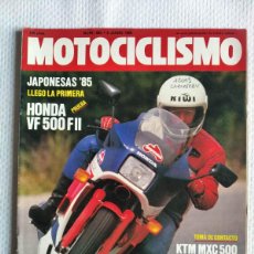 Automobili e Motociclette: MOTOCICLISMO. Nº 905. AÑO 1985. PRUEBA: HONDA VF 500 FII. TRIANGULAR DE CICLOMOTORES. KTM 500.. LEER