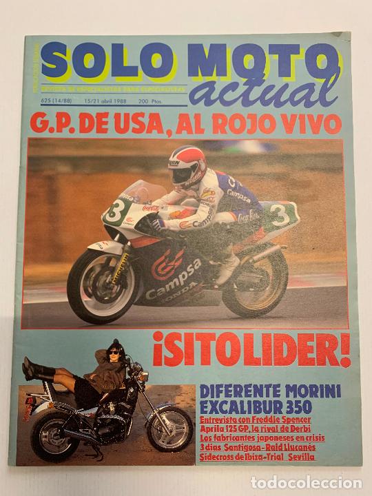 Autos und Motorr&auml;der: Revista solo Moto actual 625 aprilia 125 gp morino excalibur 350