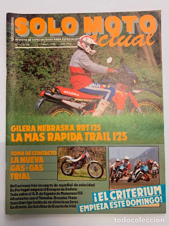 Autos und Motorr&auml;der: Revista solo Moto actual 629 gilera nebraska rrt 125 gas gas trial