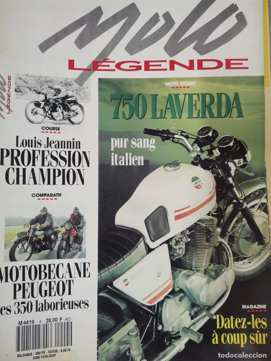 Coches y Motocicletas: 1991 REVISTA MOTO LEGENDE - 750 LAVERDA - MOTOBECANE - PEUGEOT