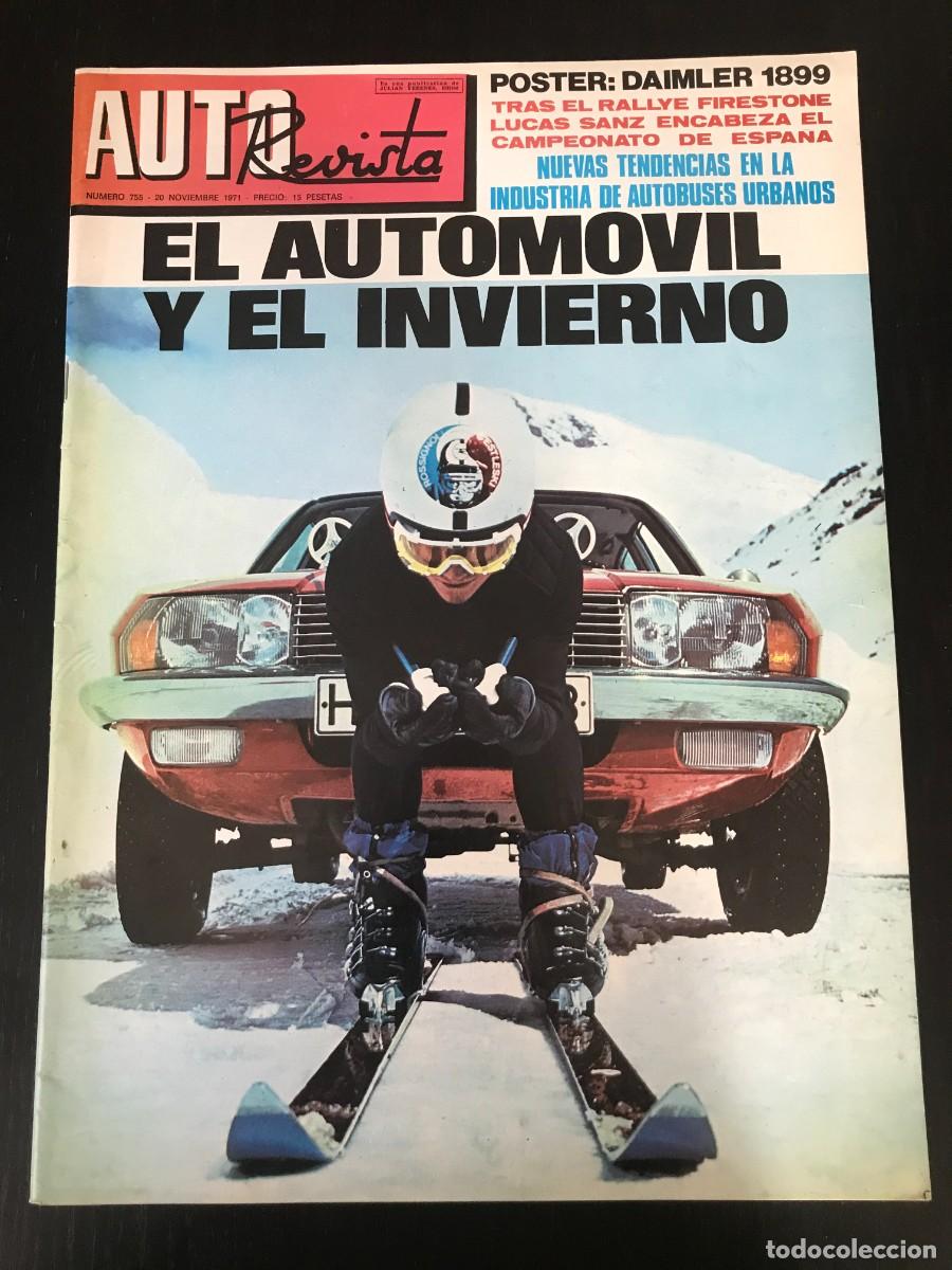 Voitures et Motocyclettes: AUTO REVISTA AUTOREVISTA N&ordm; 755 - RALLYE FIRESTONE MUNDIAL MARCAS DAIMLER AUTOBUS URBANOS