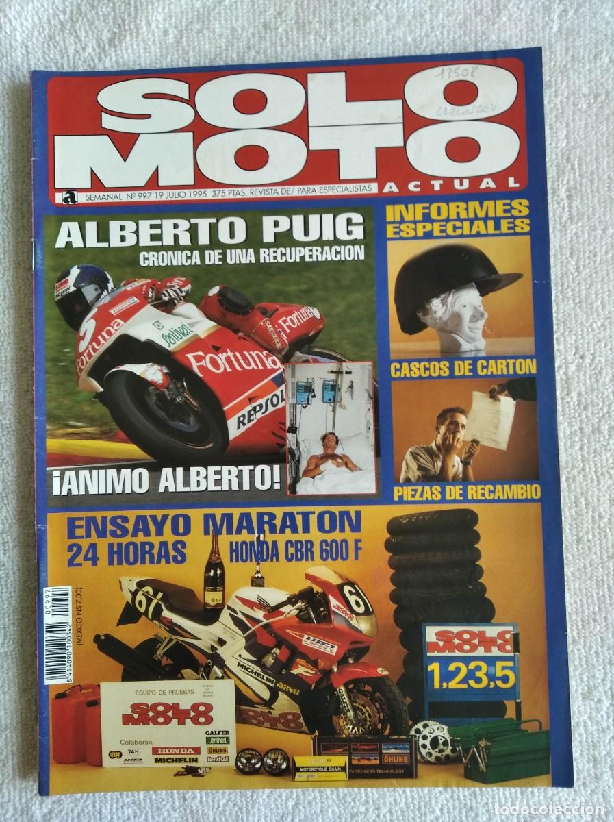 Automobili e Motociclette: SOLO MOTO ACTUAL. N&ordm; 997. A&Ntilde;O 1995. PRUEBA: HONDA CBR 600 F. CAMPEONATO DEL MUNDO DE TRIAL. S.. LEER