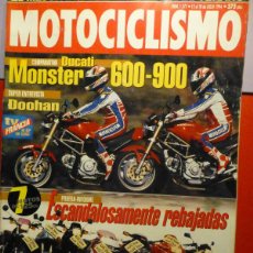 Coches y Motocicletas: REVISTA MOTOCICLISMO - Nº 1377 JULIO 1994 - DUCATI MONSTER 900, 600, DOOHAN, CAGIVA FRECCIA C 12 R