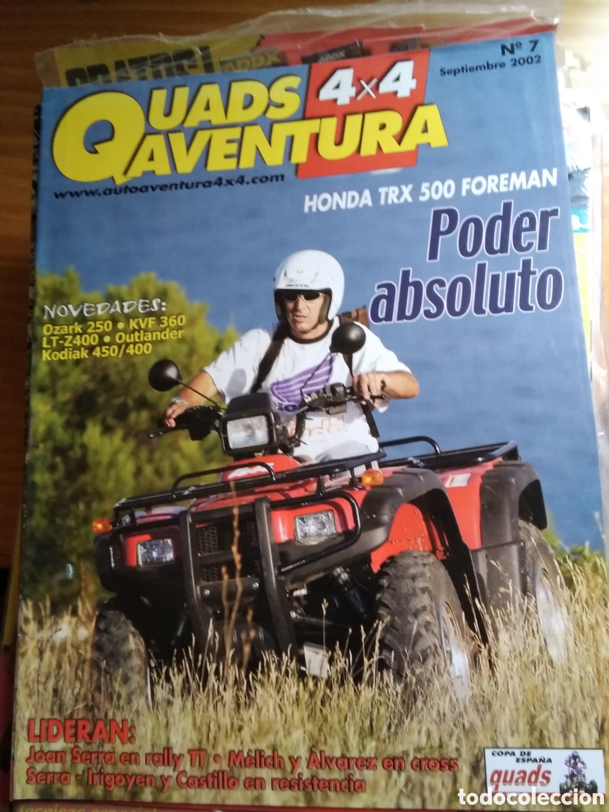 Cars and Motorcycles: Quads 4&times;4 aventura revista n&uacute;mero 7 septiembre 2002