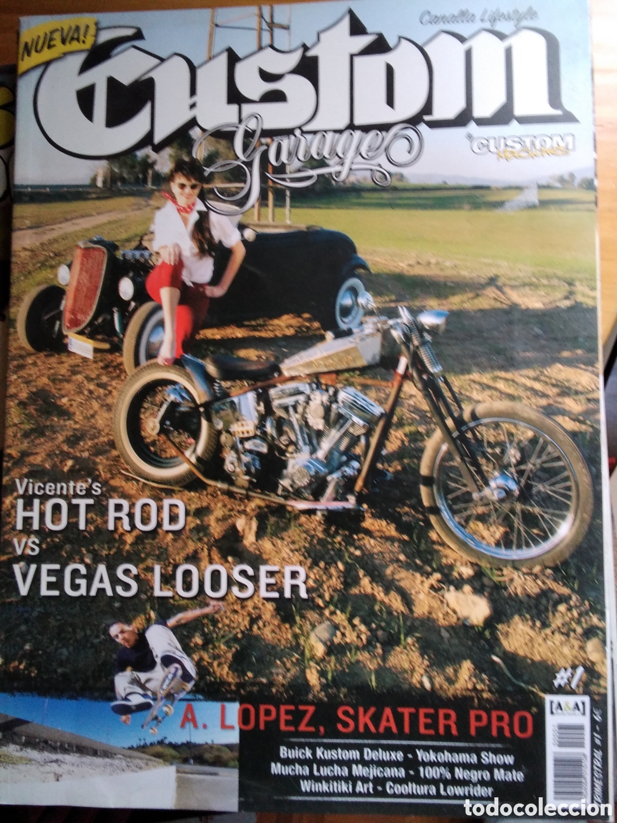 Voitures et Motocyclettes: Custom garage lifestyle cool n&uacute;mero 1 revista espa&ntilde;ola