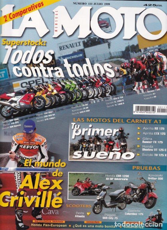 Voitures et Motocyclettes: REVISTA LA MOTO N&ordm; 111 A&Ntilde;O 1999. PRUEBA: HONDA CBR 1200 XX SUPER BLACKBIRD.