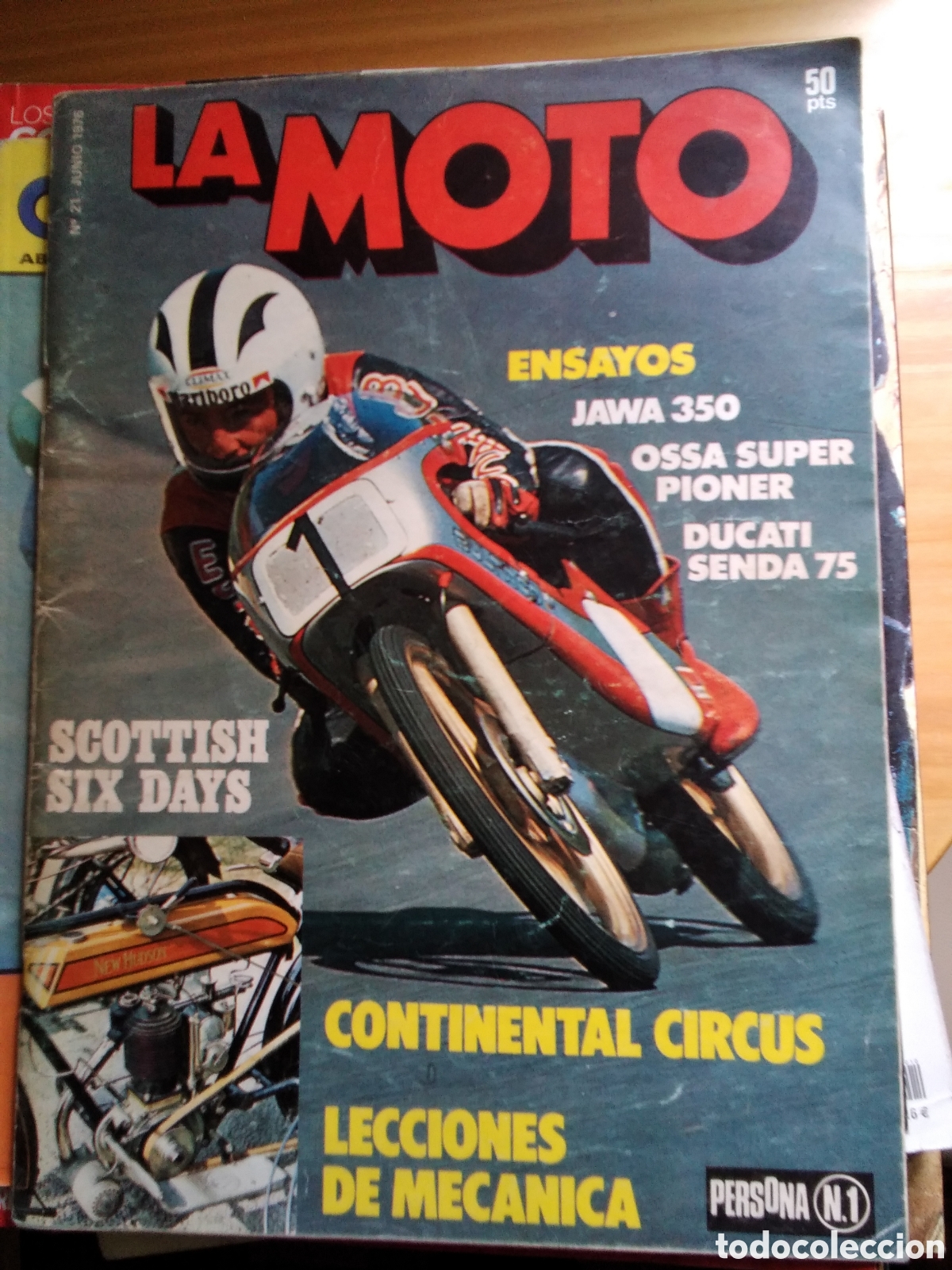 Voitures et Motocyclettes: Revista motos 1976 junio n&uacute;mero 21 ediciones del motor