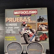 Coches y Motocicletas: MOTOCICLISMO. ESPECIAL. AÑO 1990. NOVEDADES Y TÉCNICA 90. UN AÑO DE PRUEBAS. DIRECCIONES ÚTIL.. LEER